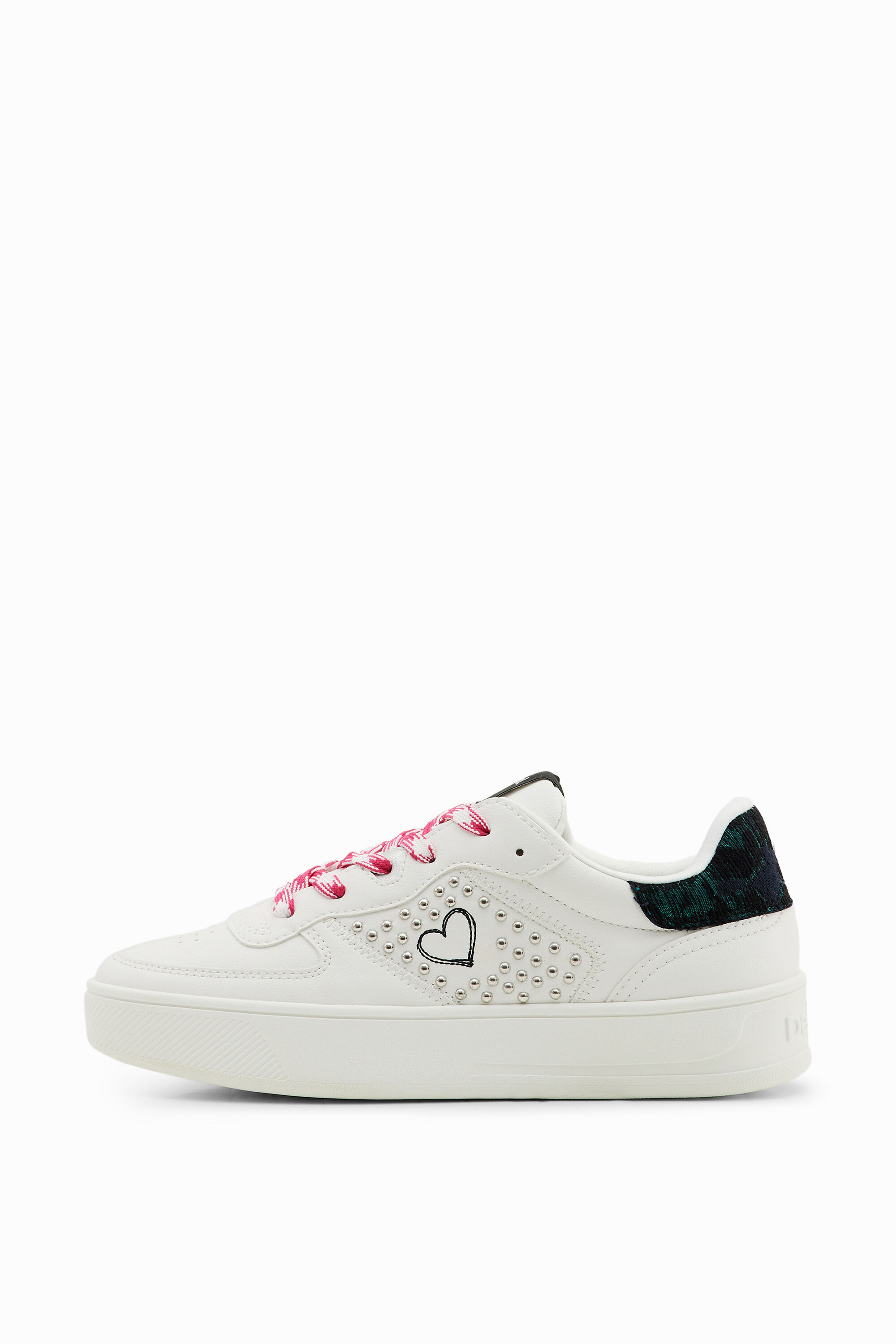 Lacoste - Women's L004 Platform Textile Colour Block Sneakers Size 37